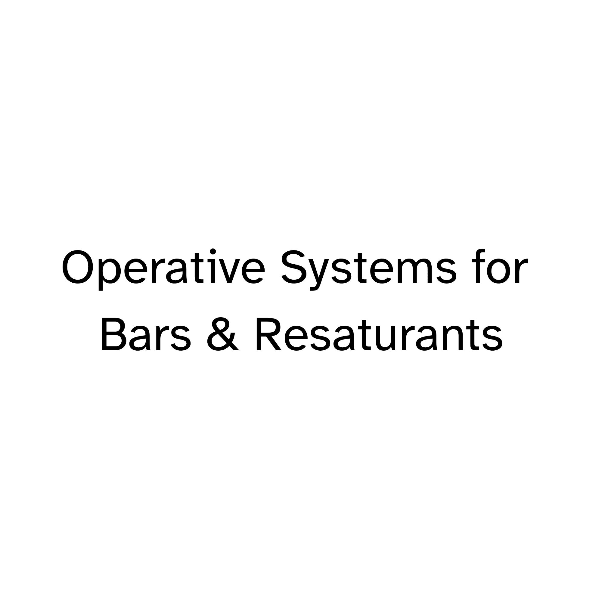 BarOS — Venue OS for Bars, Restaurants & Lounges
