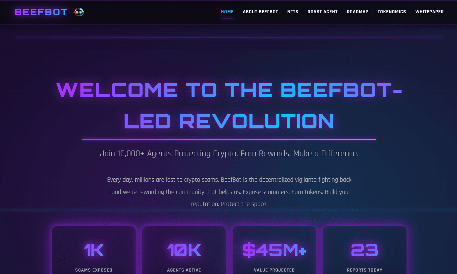 Crypto Token Website