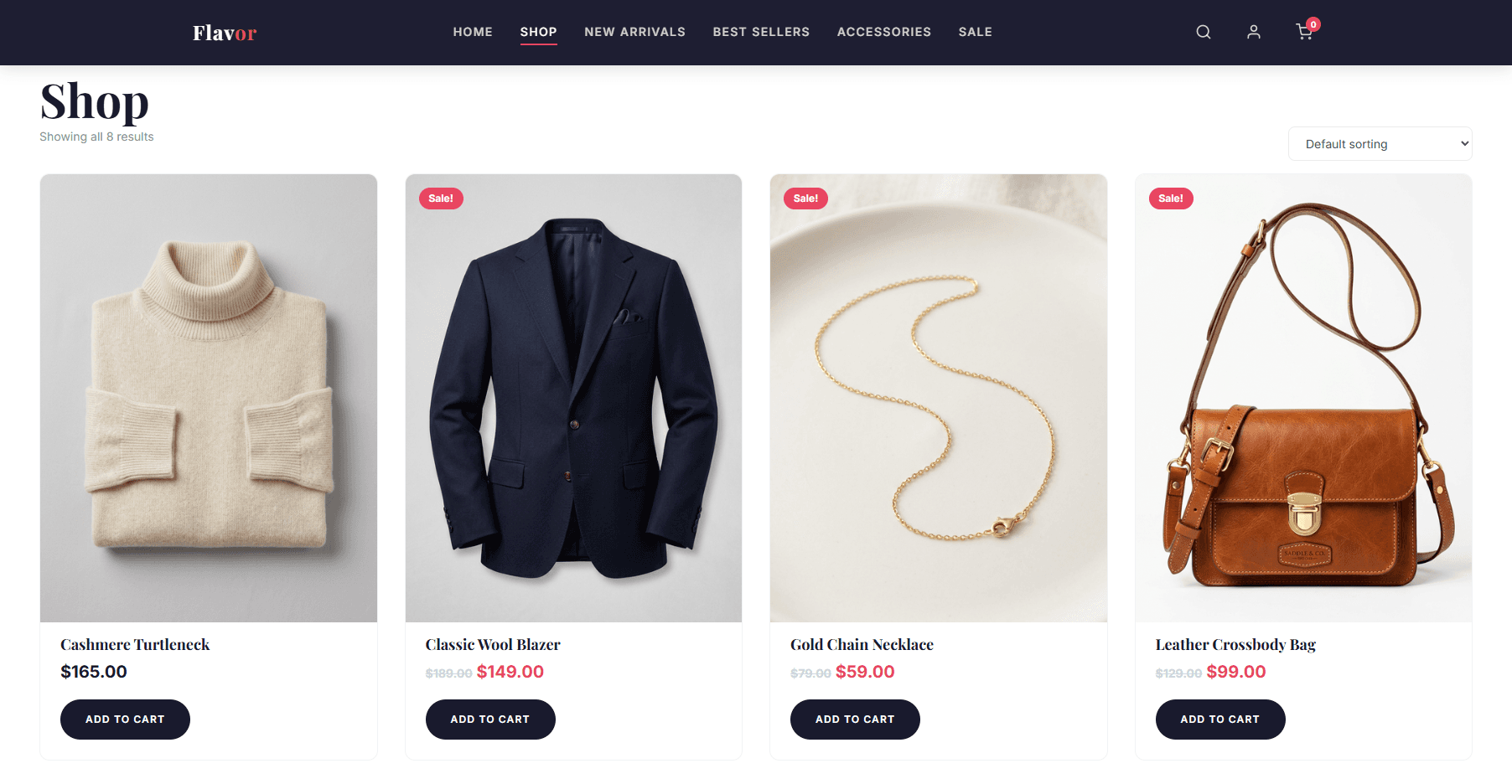 Flavorshop — E-Commerce Theme for B2B, Clothing & More screenshot 2