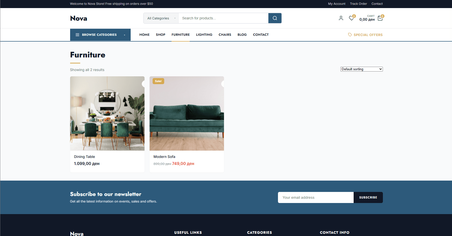 Nova — E-Commerce Theme for Bigger Retailers screenshot 2