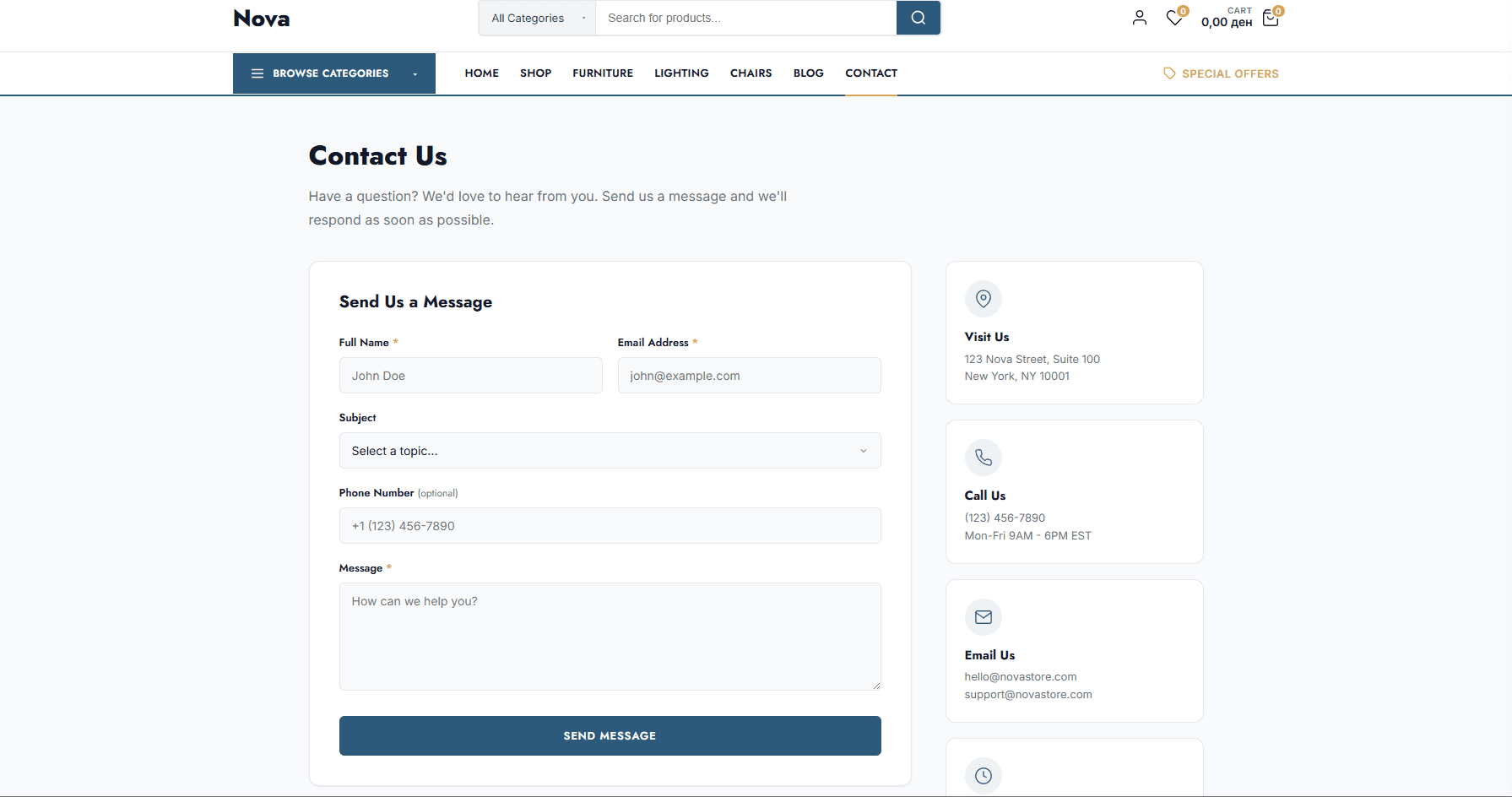 Nova — E-Commerce Theme for Bigger Retailers screenshot 3