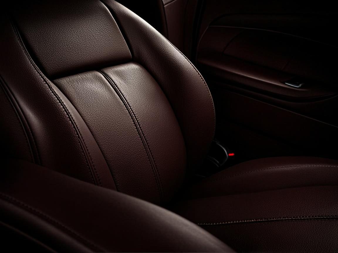 Vehicle interior after deep extraction and leather conditioning