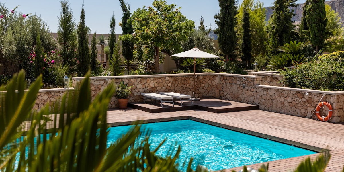 Infinity Pool — Heated pool overlooking mountain valley
